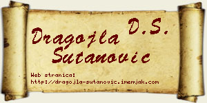 Dragojla Šutanović vizit kartica